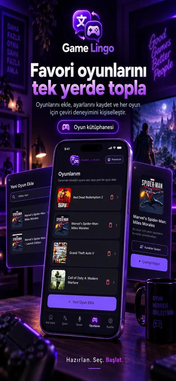 GameLingo App Store — Game library